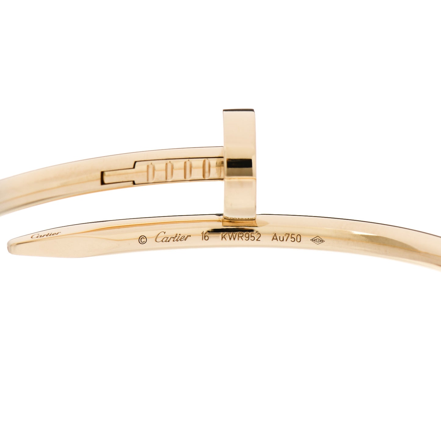 18K Yellow Gold Juste Un Clou Bracelet 16