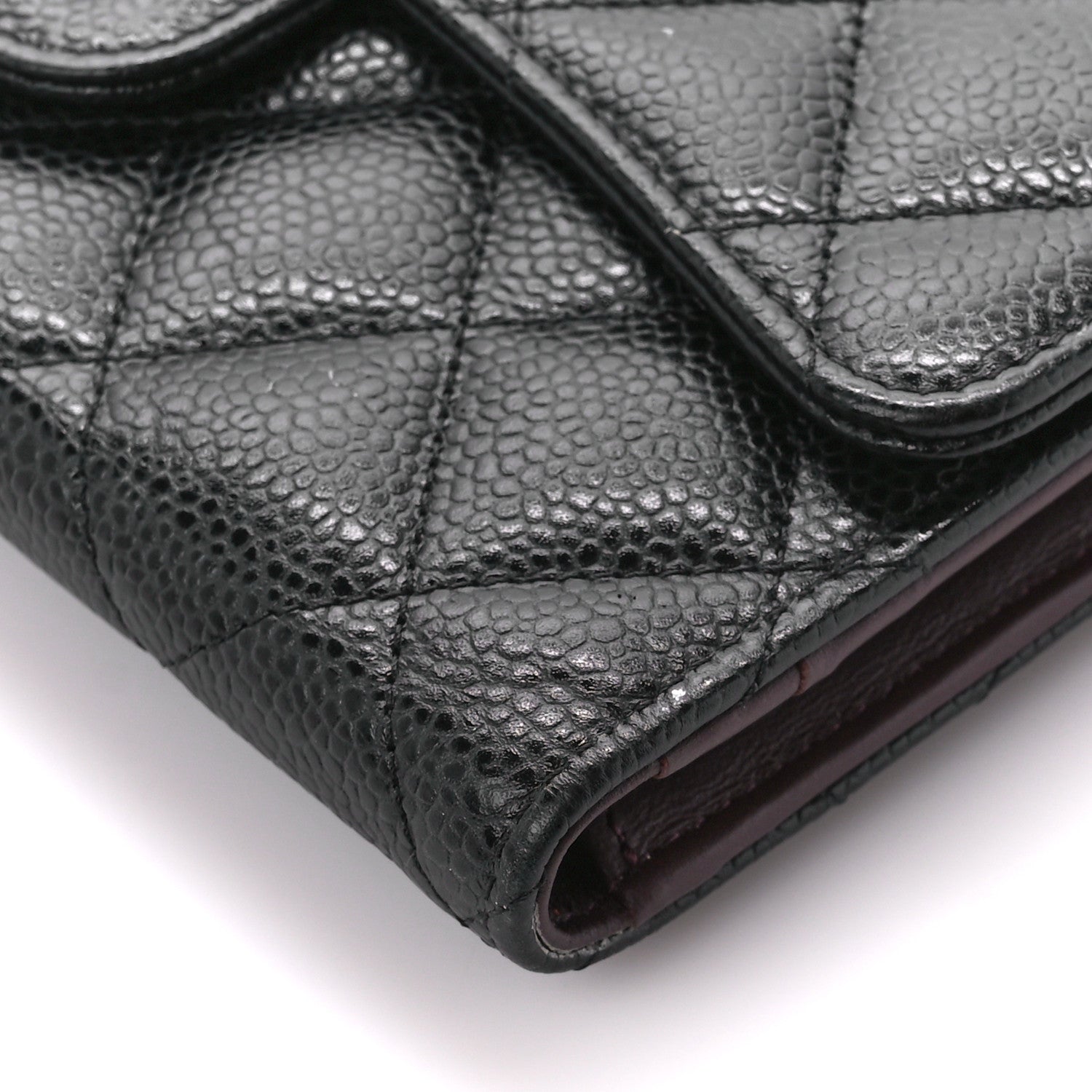 Chanel Caviar Quilted Large Flap Wallet Black 13 of 15