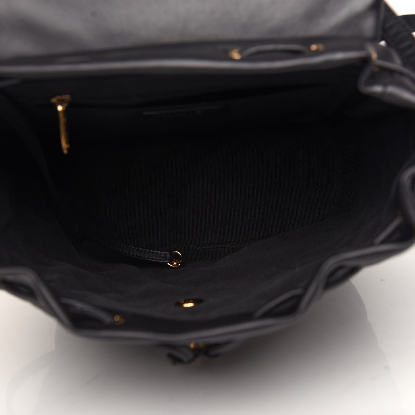 Calfskin Quilted Large Urban Spirit Backpack Black