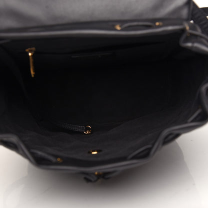 Chanel Calfskin Quilted Large Urban Spirit Backpack Black 4 of 9