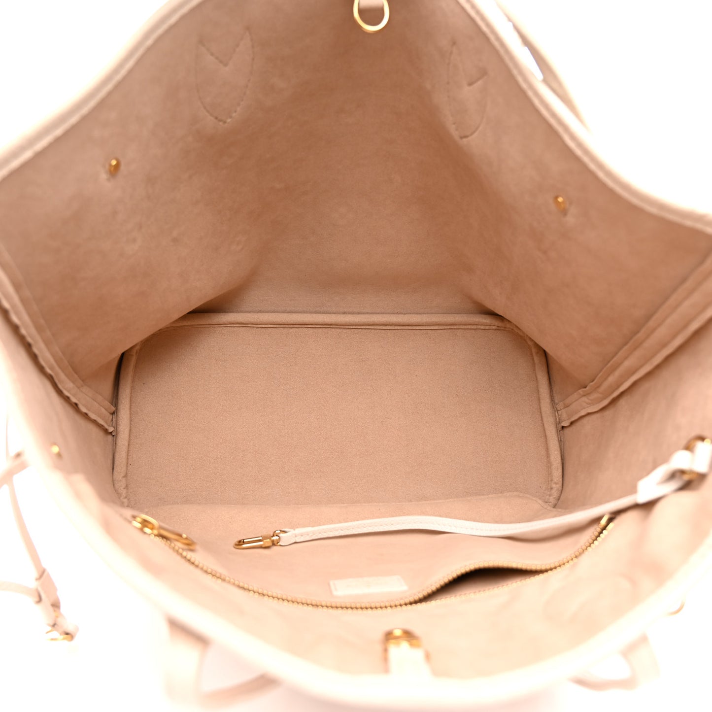 Empreinte Monogram Spring In The City Neverfull MM Kaki Beige Cream