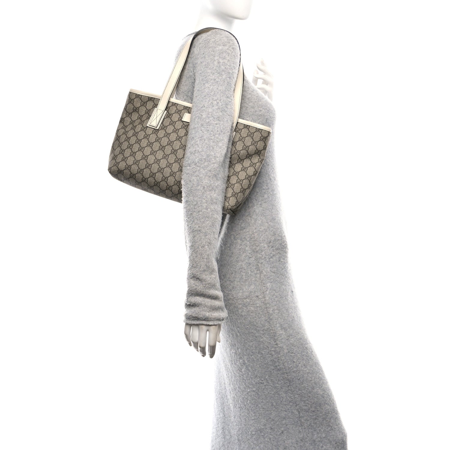 Gucci GG Supreme Small Joy Tote White 2 of 10