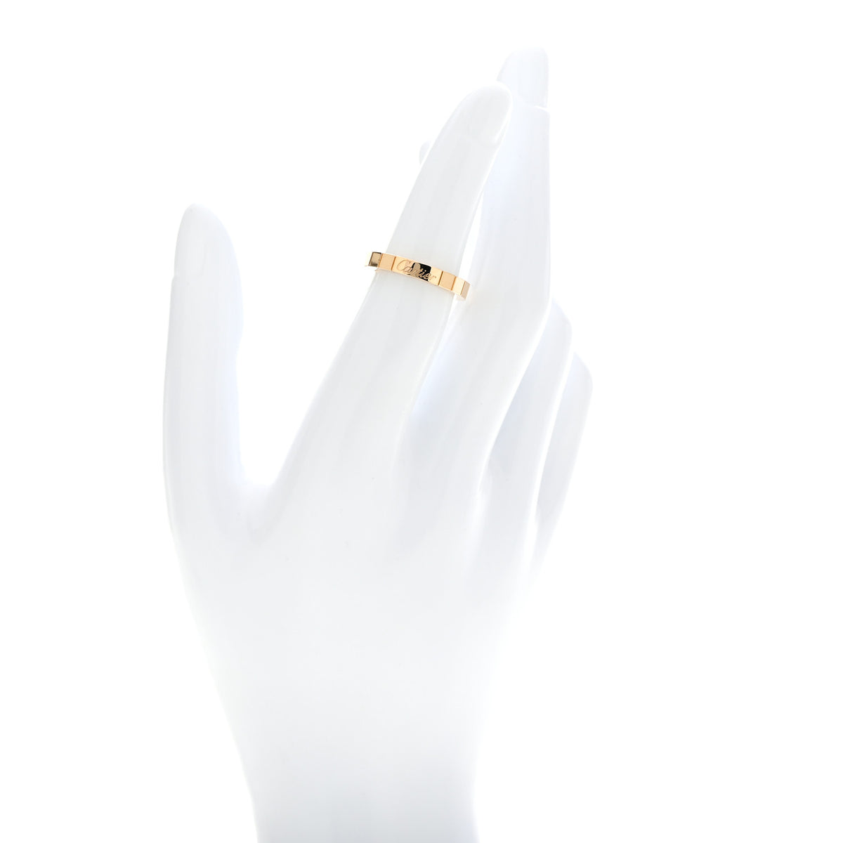 18K Yellow Gold Lanieres Ring 49 5