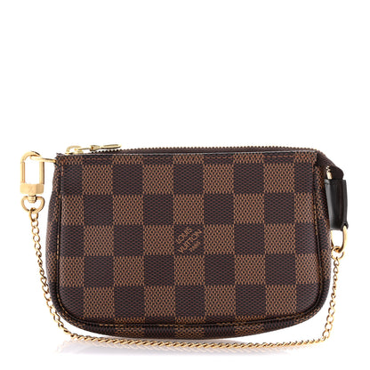 Louis Vuitton Damier Ebene Mini Pochette Accessories 1 of 9