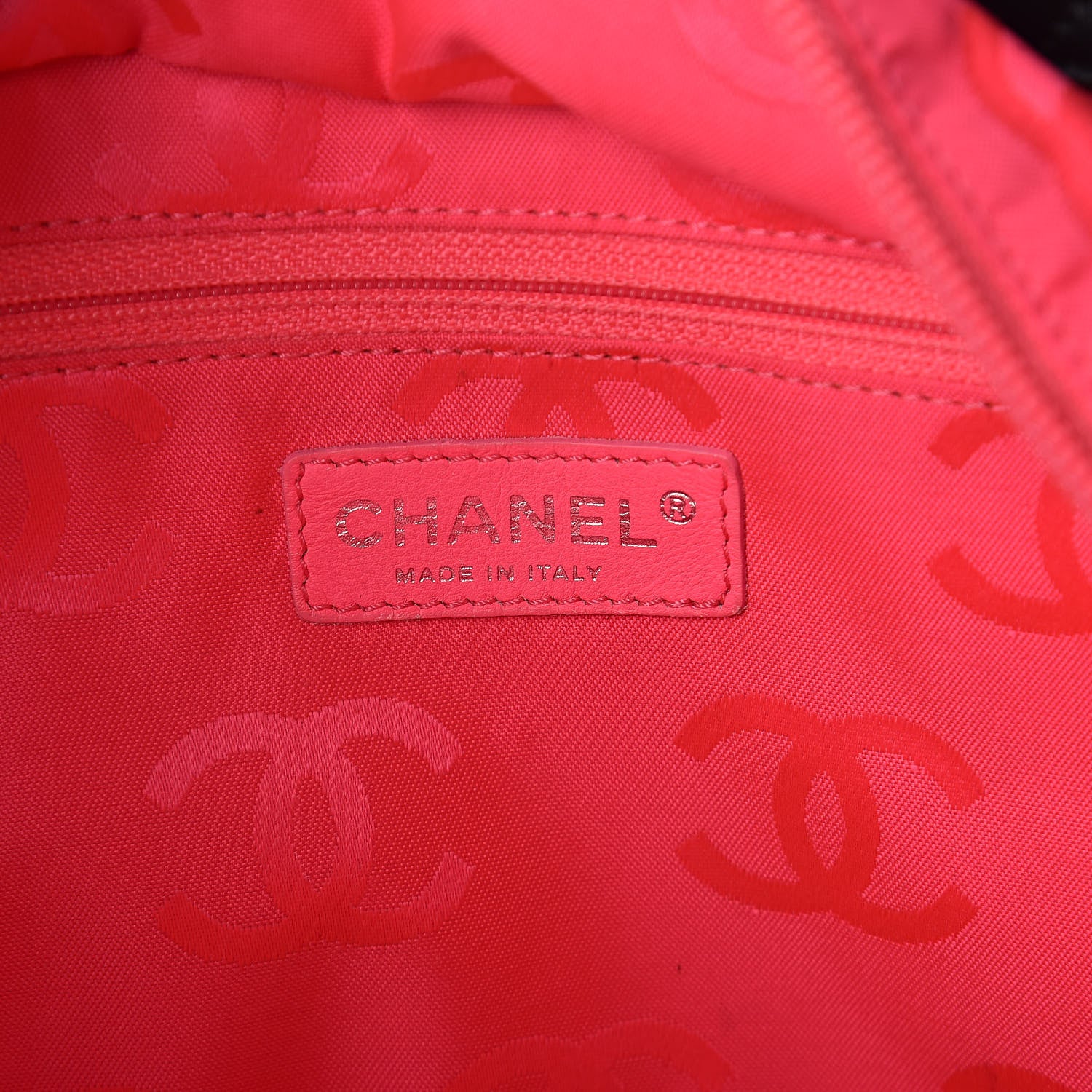 Chanel Calfskin Quilted Large Cambon Tote Black White 7 of 10