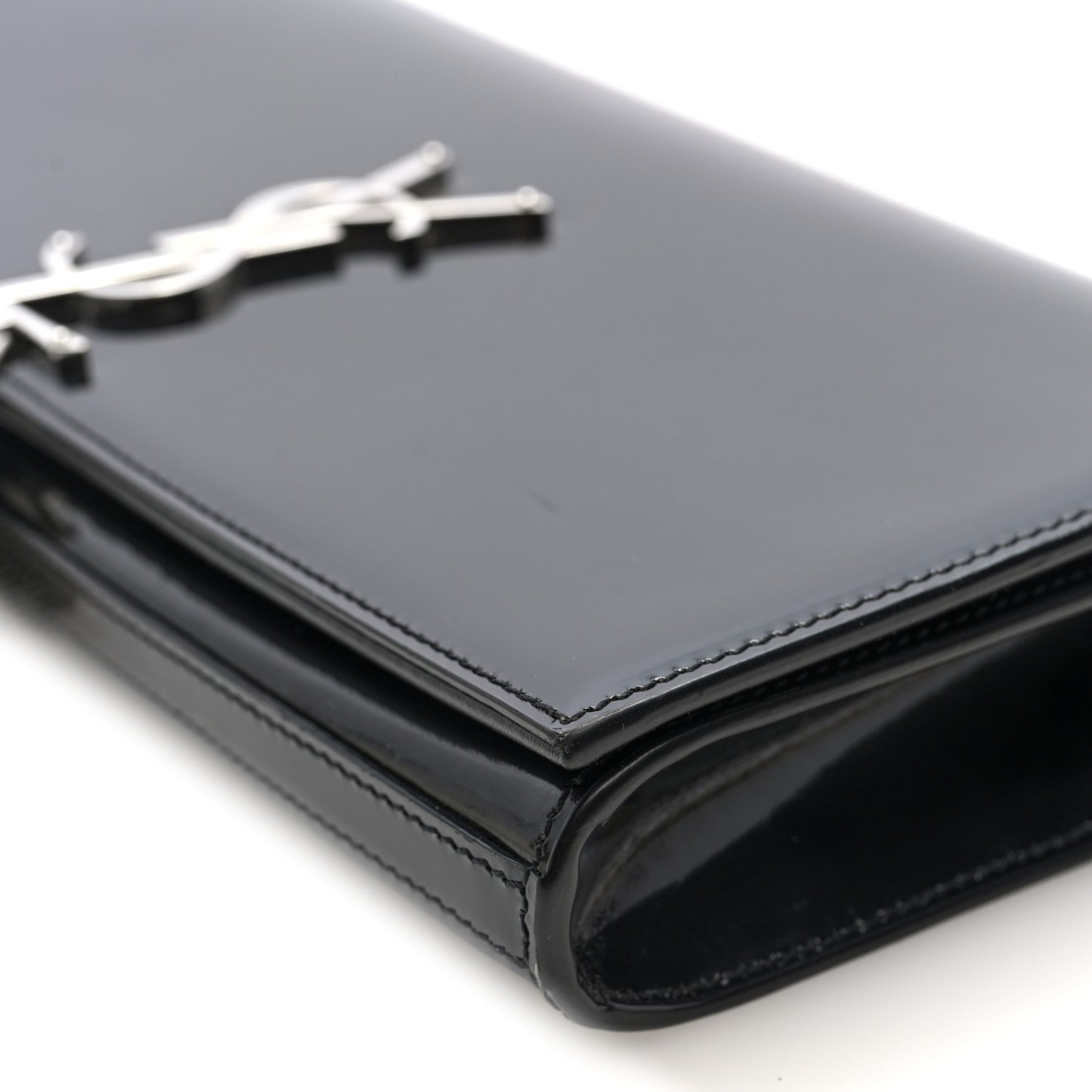 Patent Cassandre Tassel Clutch Black