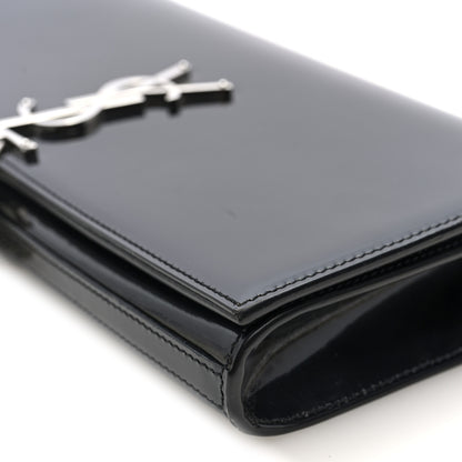 Saint Laurent Patent Cassandre Tassel Clutch Black 9 of 9
