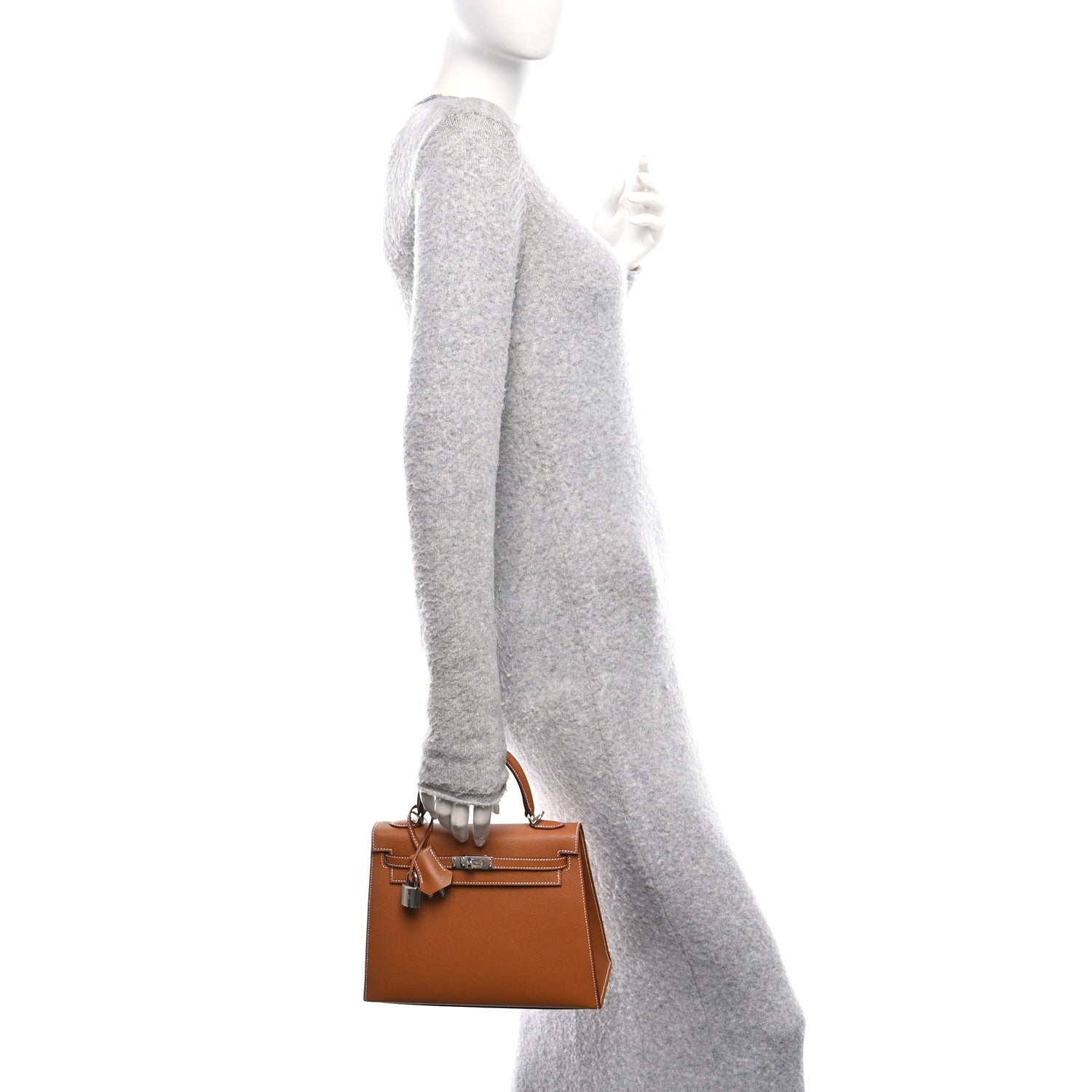 Hermes Epsom Kelly Sellier 25 Gold 2 of 13