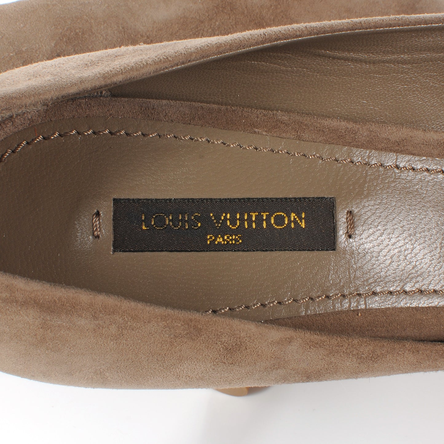 Suede Catania Pumps 38.5 Taupe