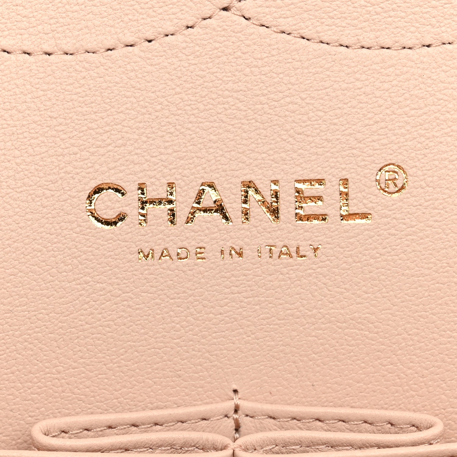 Chanel Caviar Quilted Jumbo Double Flap Light Beige 6 of 13