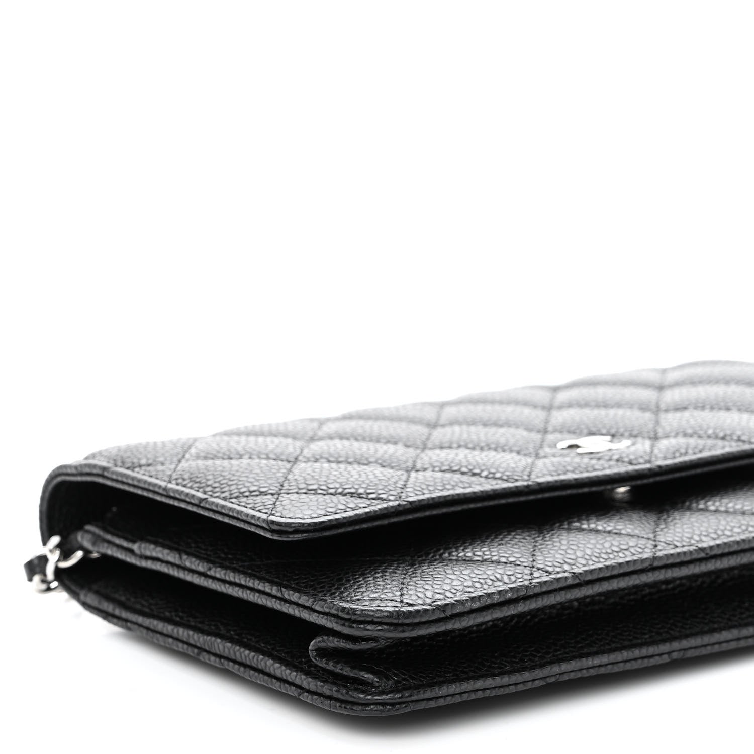 Chanel Caviar Quilted Wallet on Chain WOC Black 9 of 10