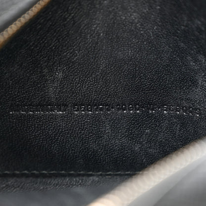 Balenciaga Signature Grained Calfskin Logo XS Ville Camera Bag Black White 7 of 12
