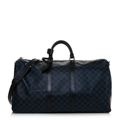 Louis Vuitton Damier Cobalt Keepall Bandouliere 55 1 of 13