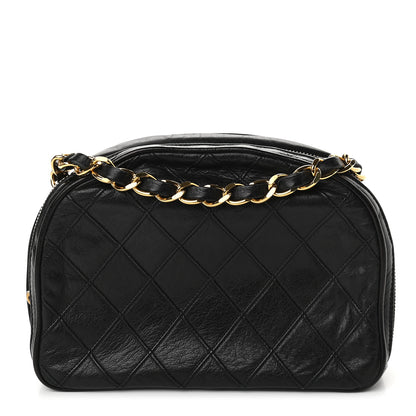 Chanel Lambskin Quilted Camera Case Black 1 of 11