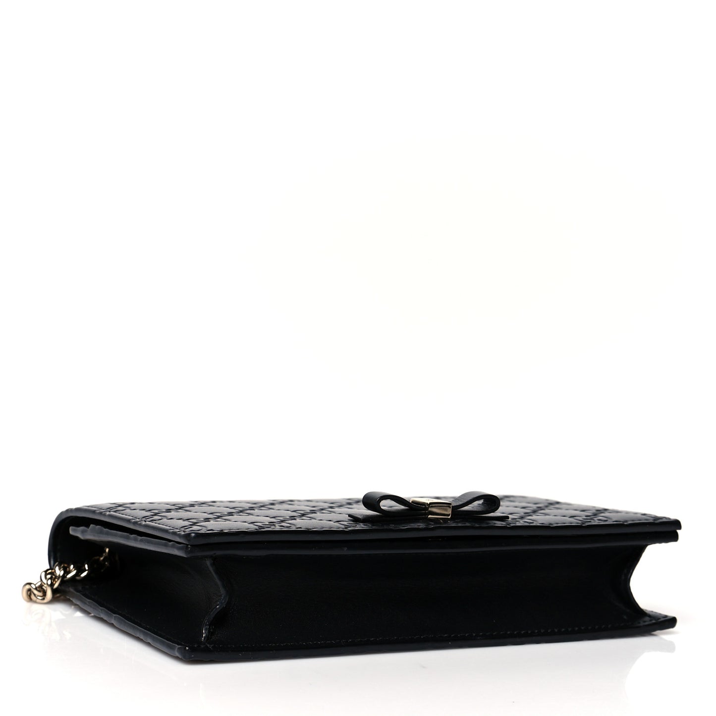 Guccissima Signature Bowy Chain Wallet Black
