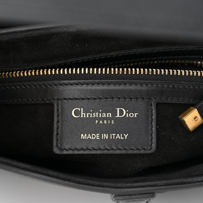Christian Dior Calfskin Saddle Bag Black 6 of 12