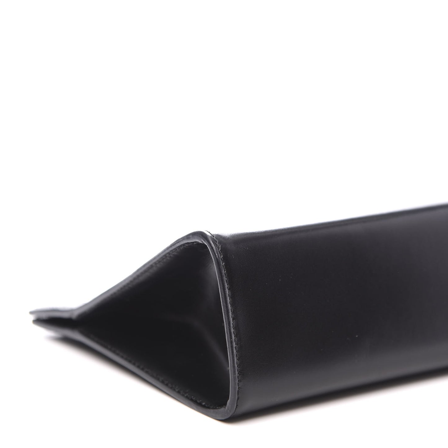 Calfskin Laser Cut Clutch Black
