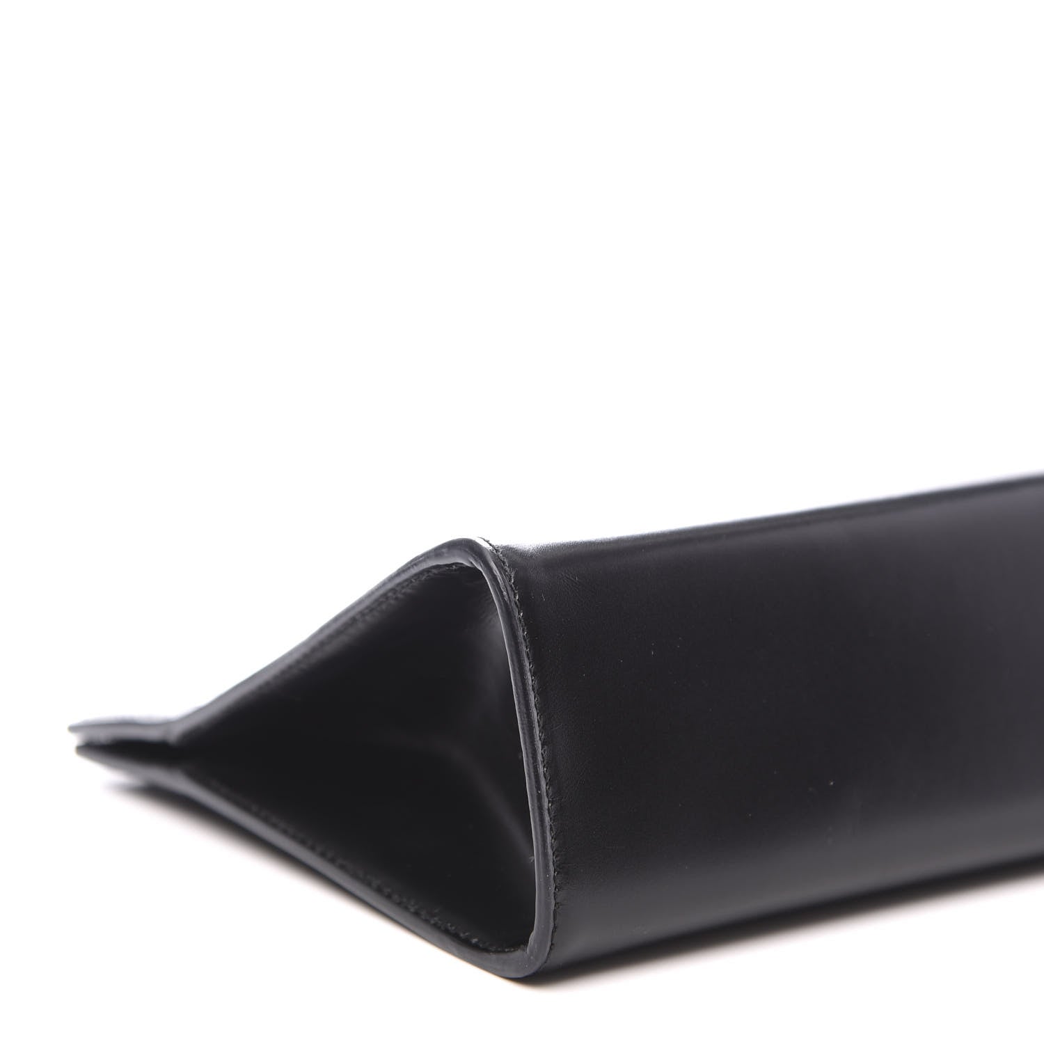 Alaia Calfskin Laser Cut Clutch Black 7 of 8