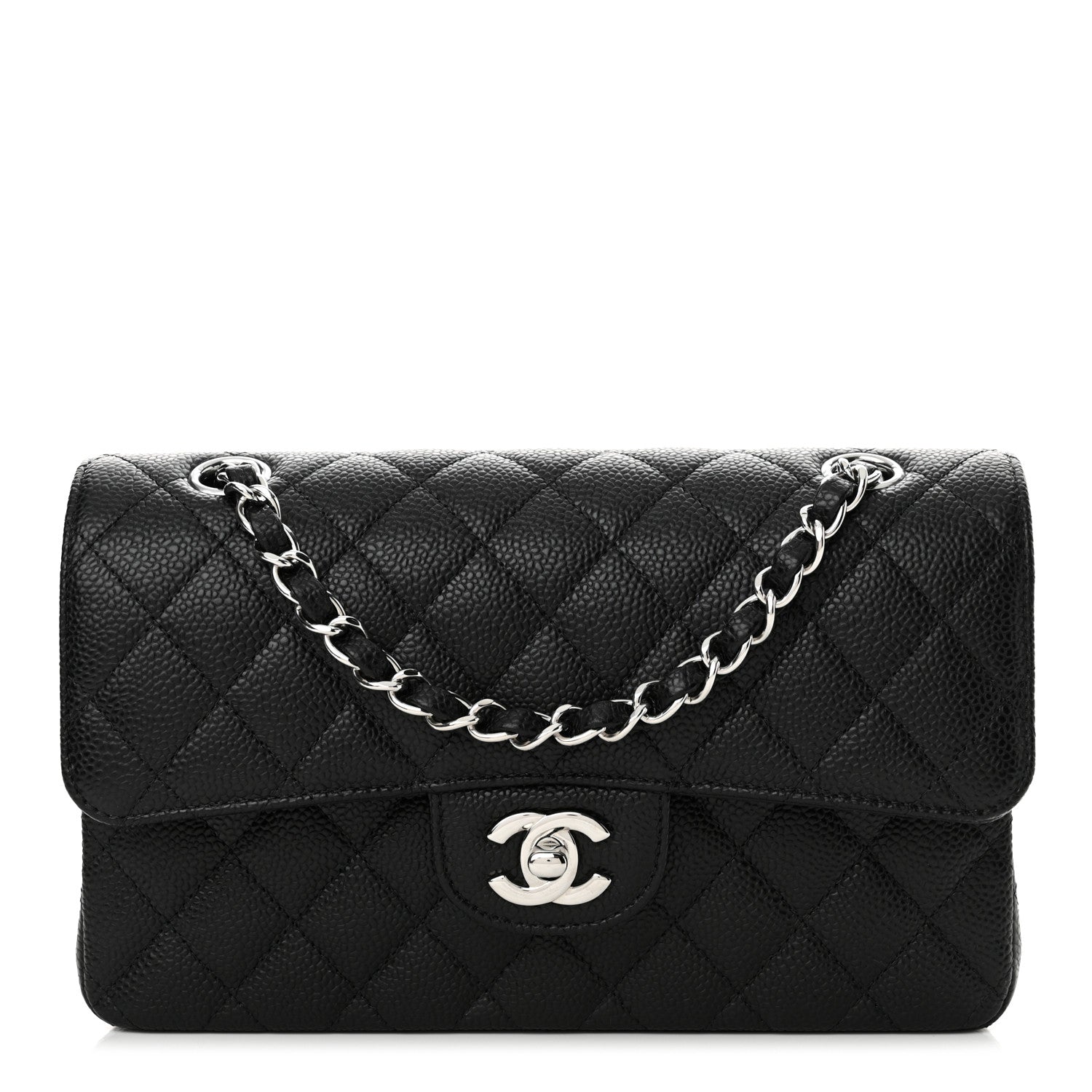 Chanel Caviar Quilted Small Double Flap Black 1 of 11
