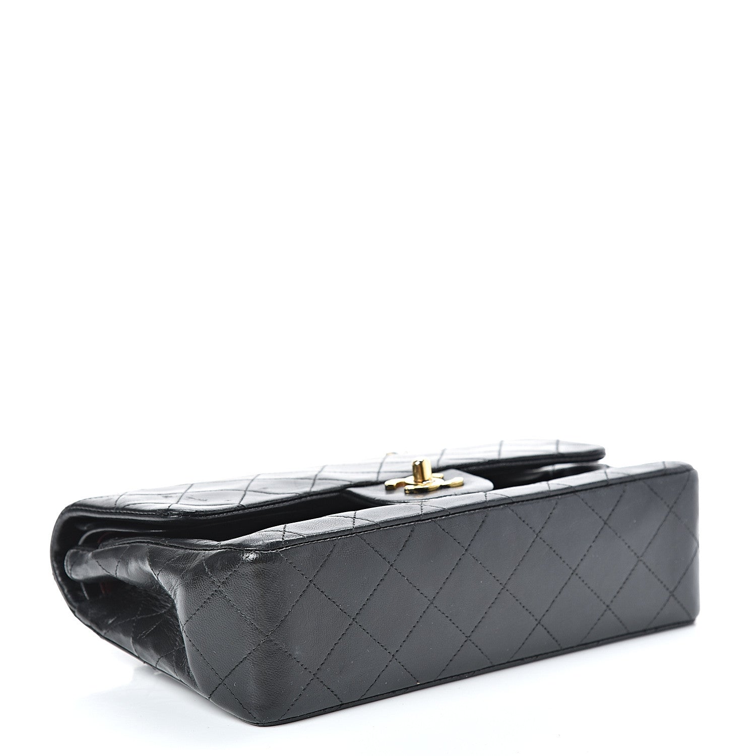 Chanel Lambskin Quilted Small Double Flap Black 4 of 19