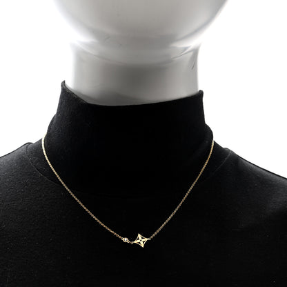 Louis Vuitton 18K Yellow Gold Diamond Idylle Blossom Pendant Necklace 2 of 4