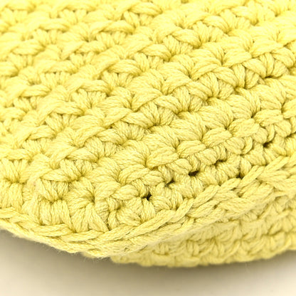 Fendi Fabric Crochet Baguette Phone Bag Giallo 7 of 8