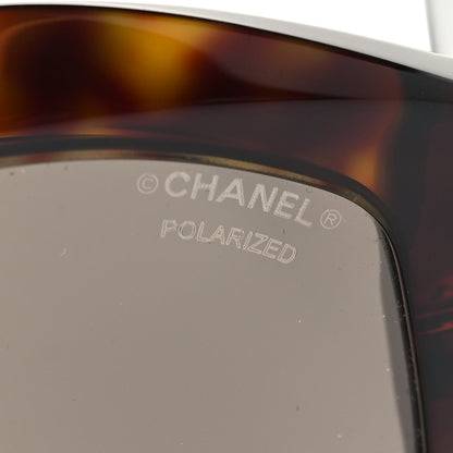 Chanel Acetate Quilted CC Sunglasses 5486 Tortoise 7 of 8