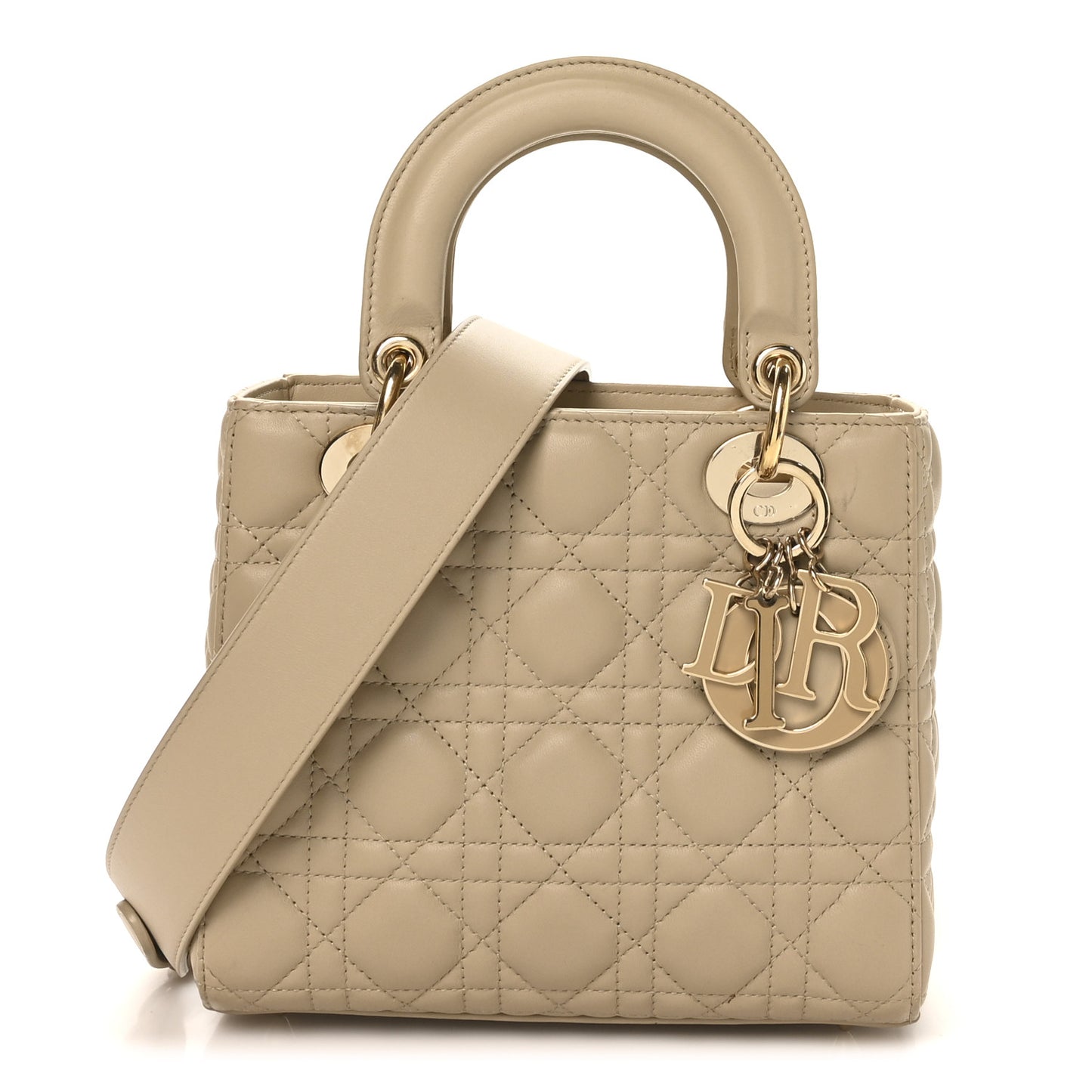 Lambskin Cannage Small My ABCDior Lady Dior Corda