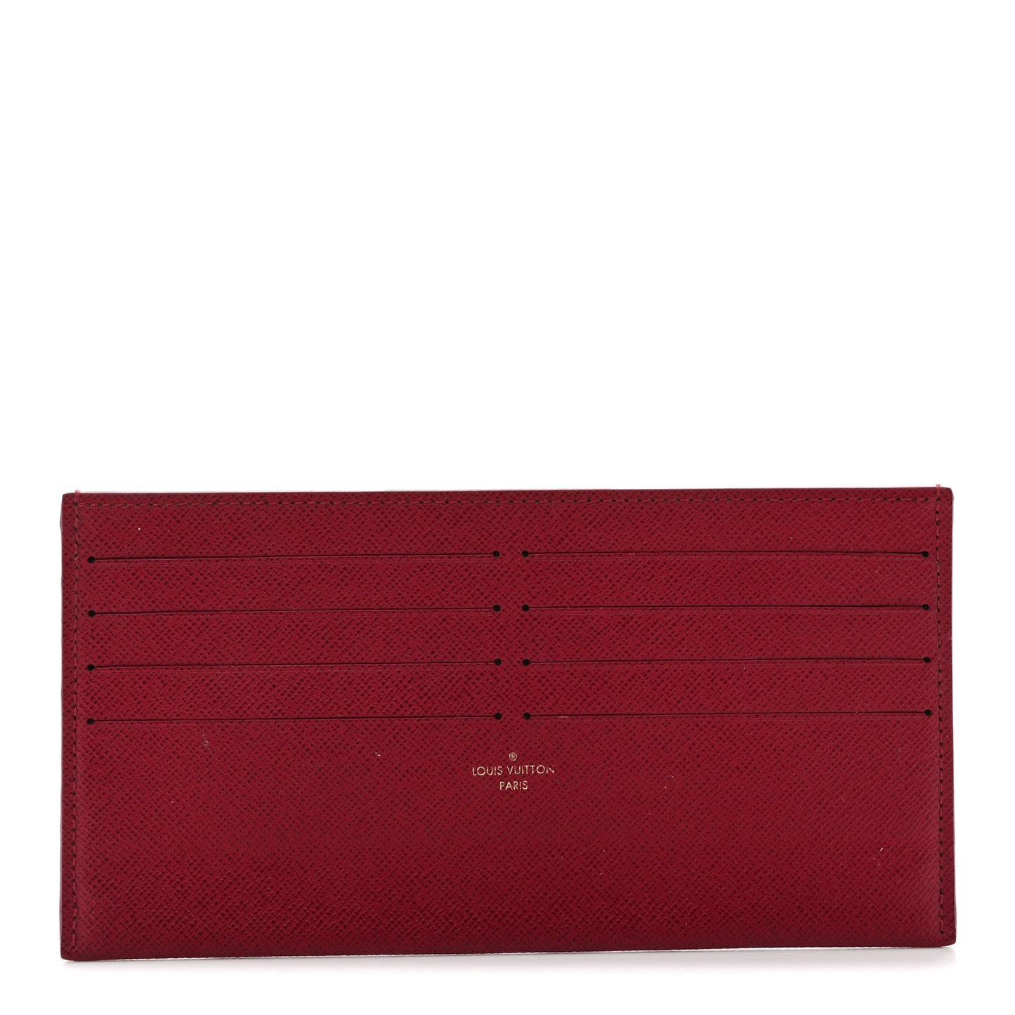 Calfskin Felicie Card Holder Insert Fuchsia