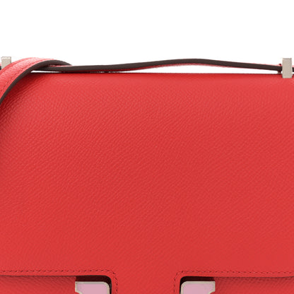 Hermes Epsom Enamel Constance 18 Rouge de Coeur Mauve Sylvestre 8 of 11