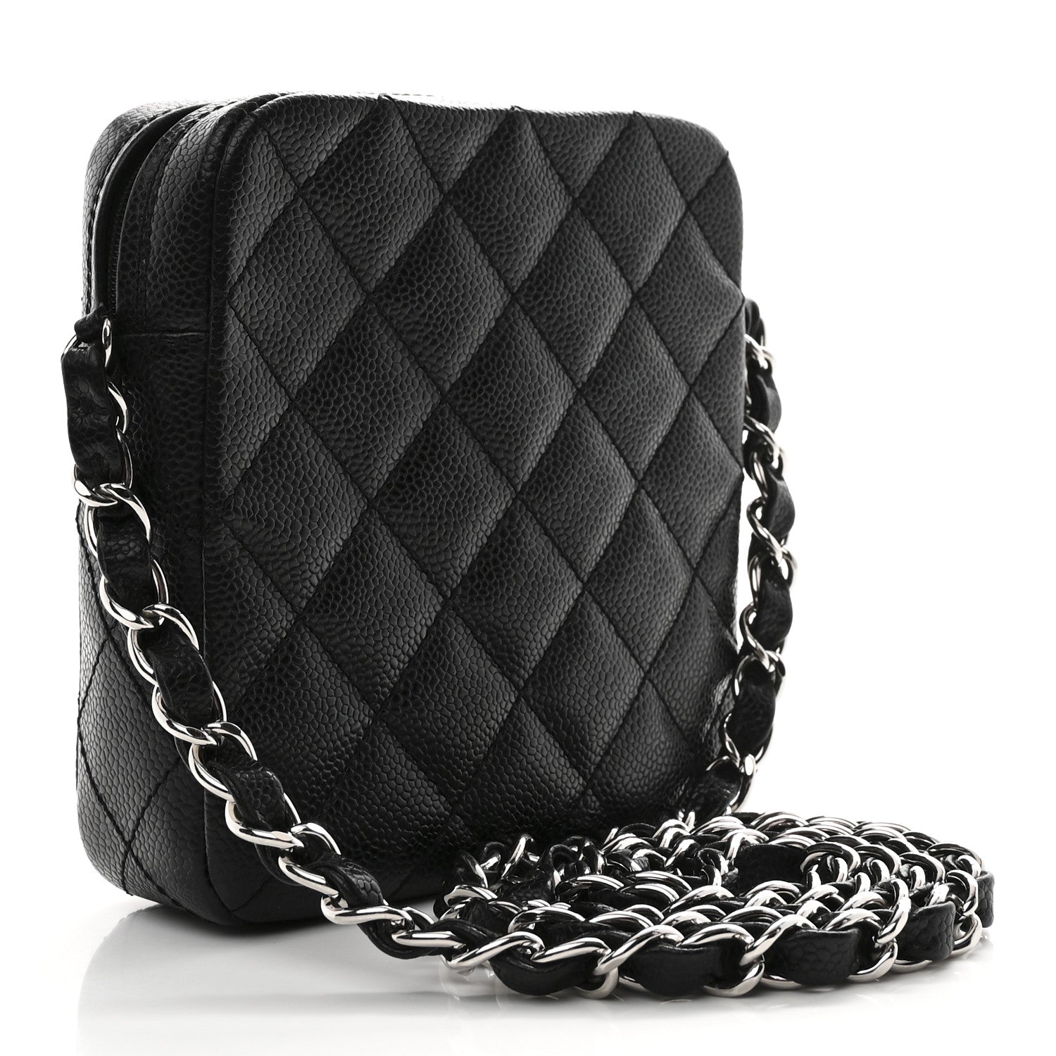 Chanel Caviar Quilted Camera Case Crossbody Bag Black 3 of 11