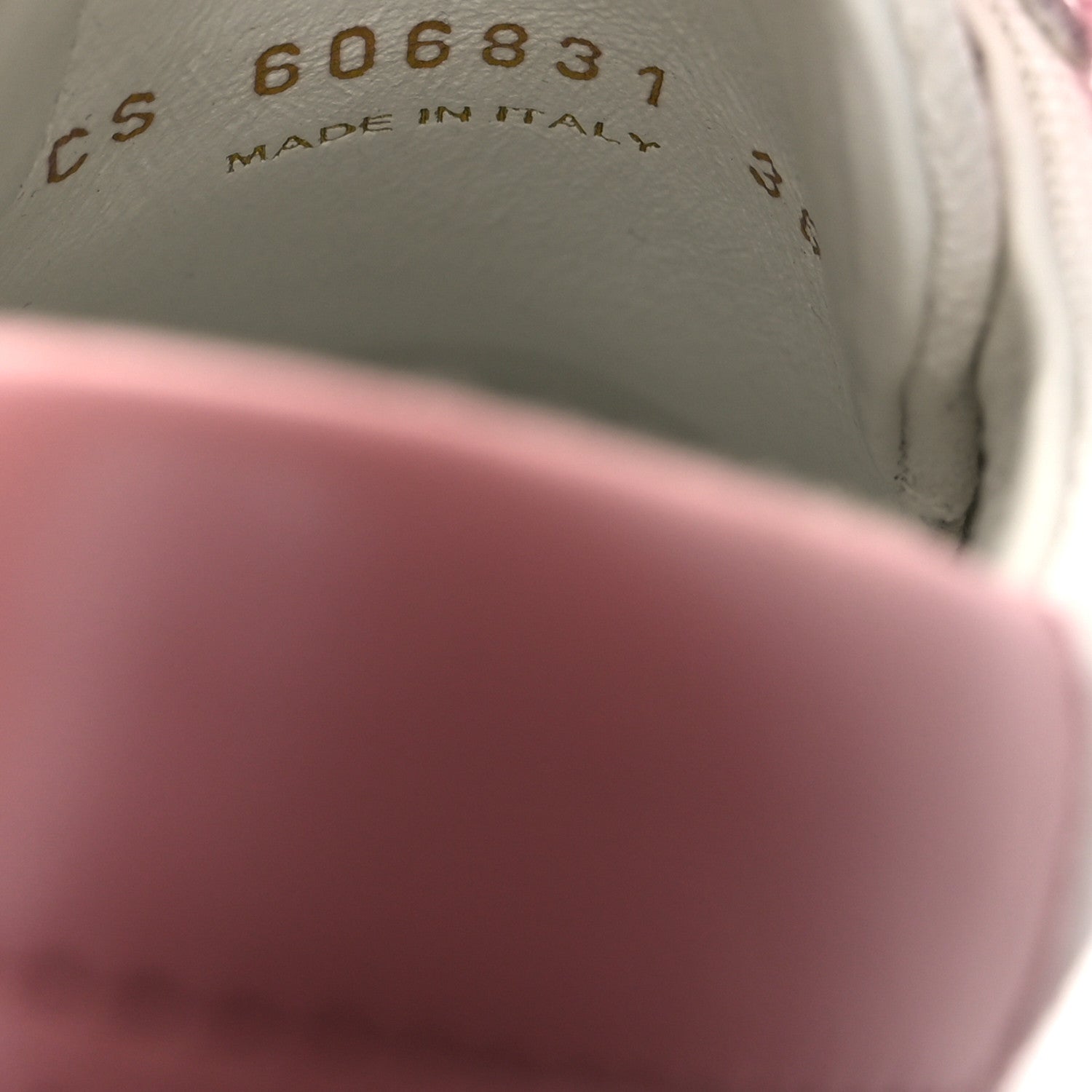 Saint Laurent Canvas Andy Low Top Sneakers 36 White Pink 10 of 13