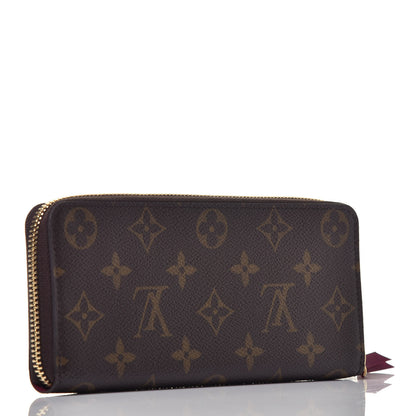 Louis Vuitton Monogram Clemence Wallet Fuchsia 3 of 7
