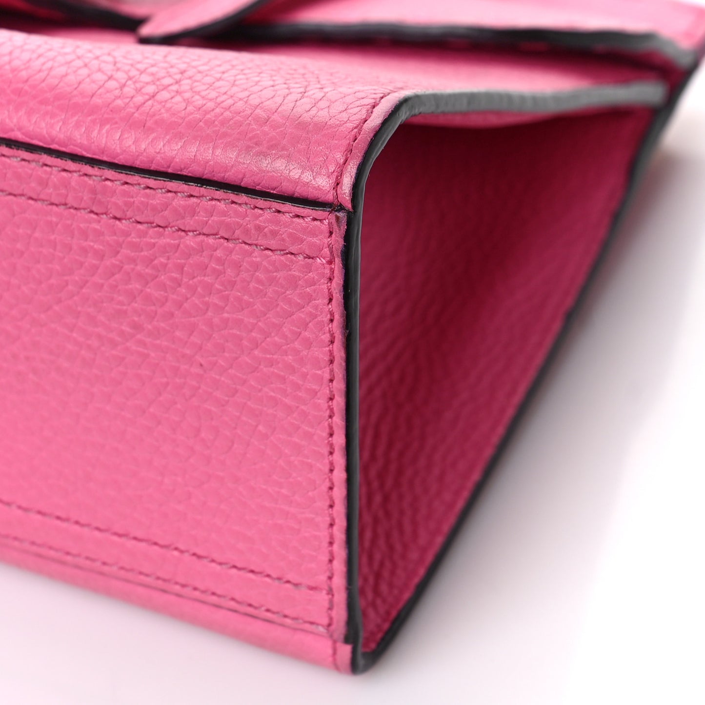 Cellarius Calfskin Mini GG Marmont Top Handle Bag Tropical Pink Flower