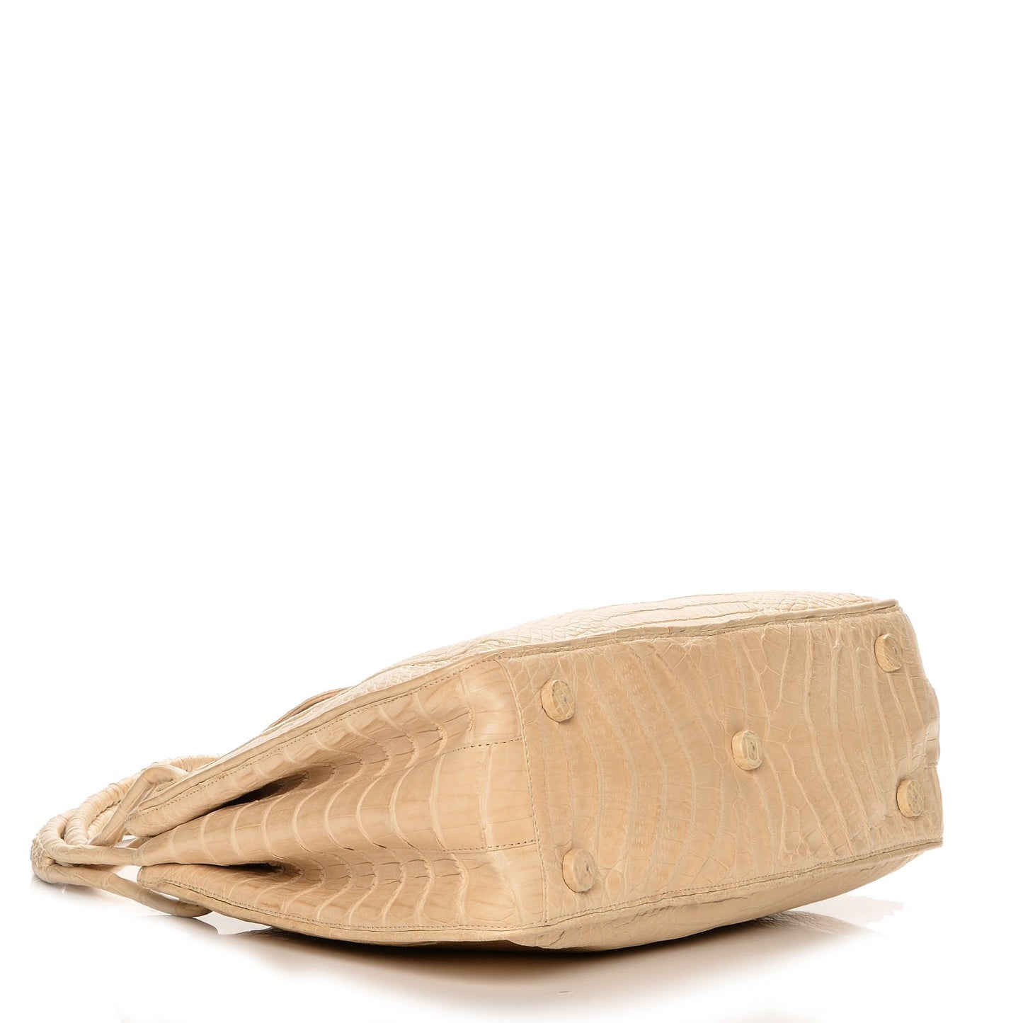 Crocodile Tote Beige