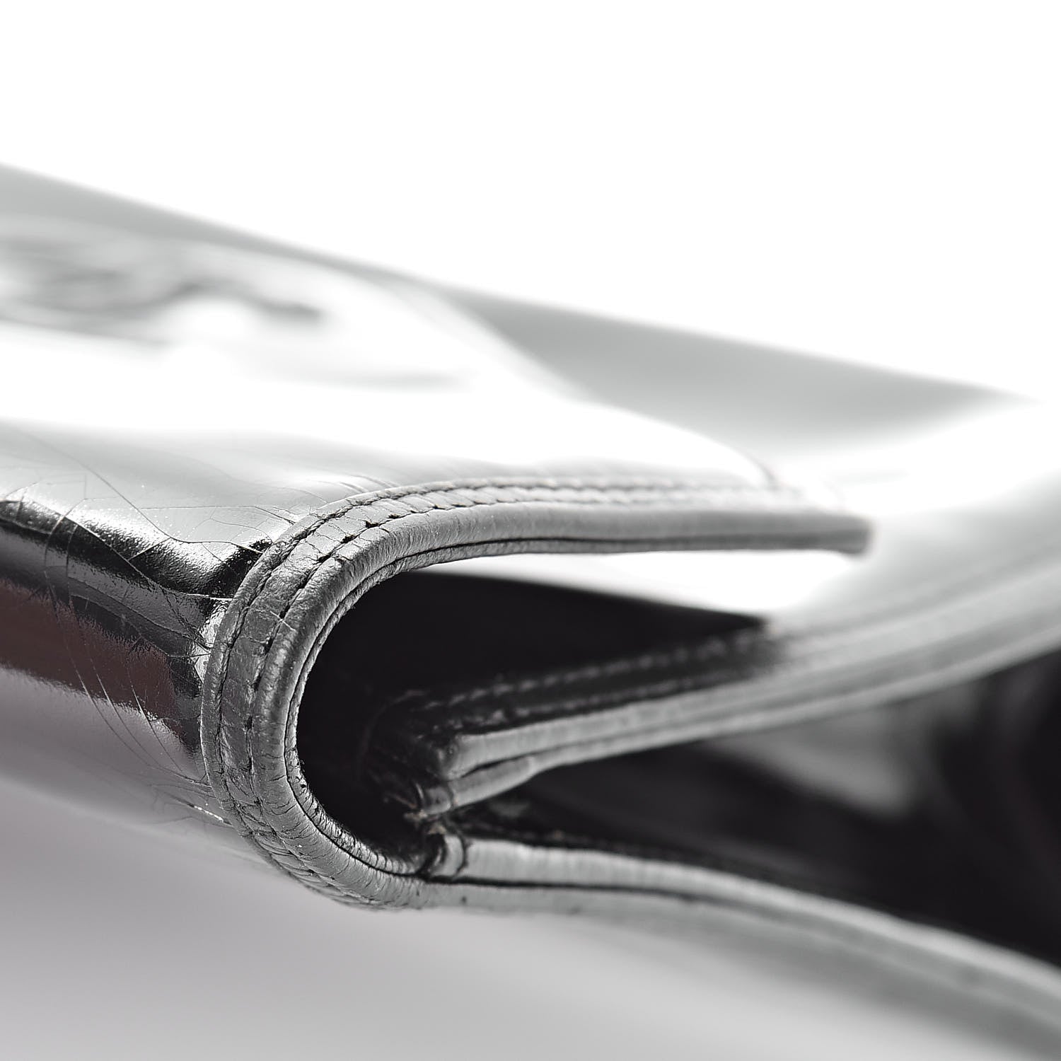 Chanel Patent Envelope CC Clutch Black 12 of 17