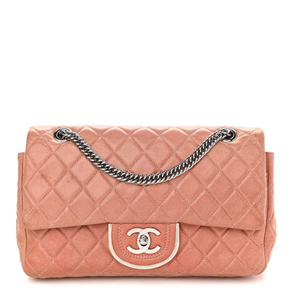 Chanel Lambskin Quilted Medium Double Flap Bijoux Chain 1 of 12
