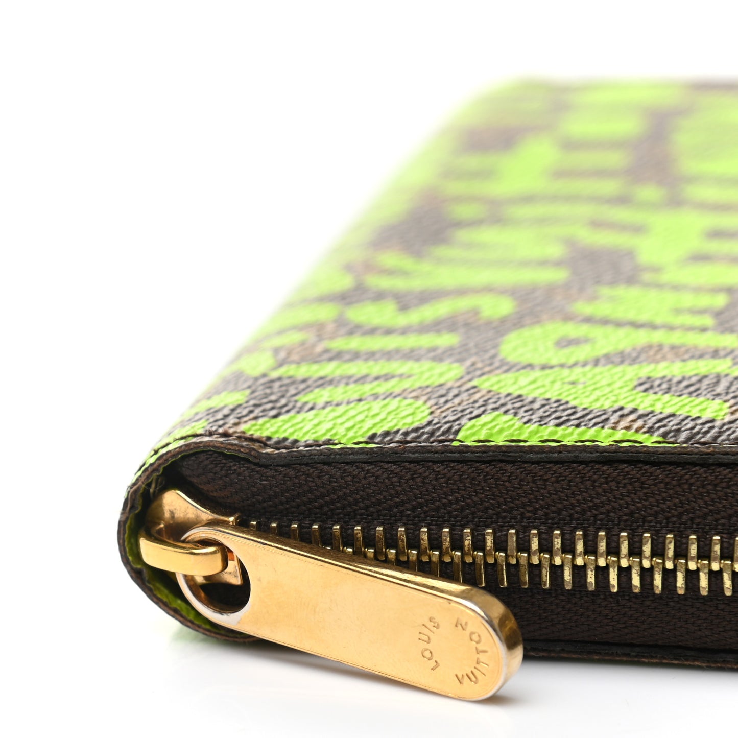 Monogram Graffiti Zippy Wallet Green