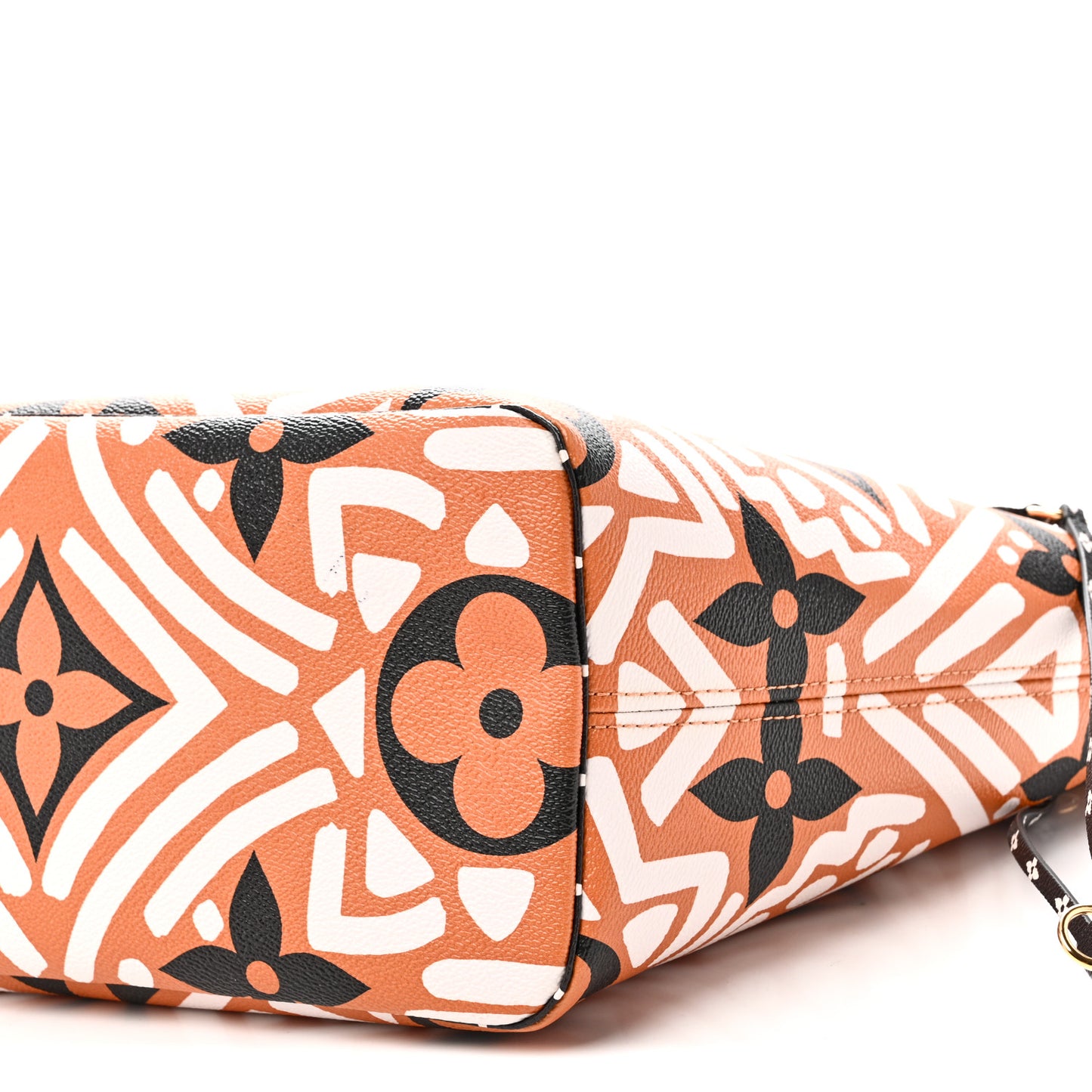 Monogram Giant Crafty Neverfull MM Creme Caramel