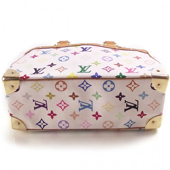Monogram Multicolor Trouville White
