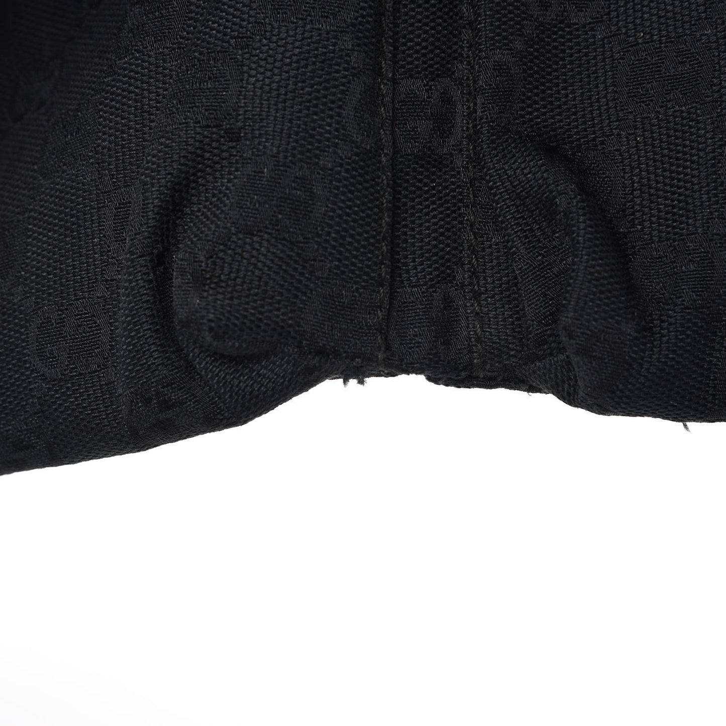 GG Monogram Double Pocket Belt Bag Black