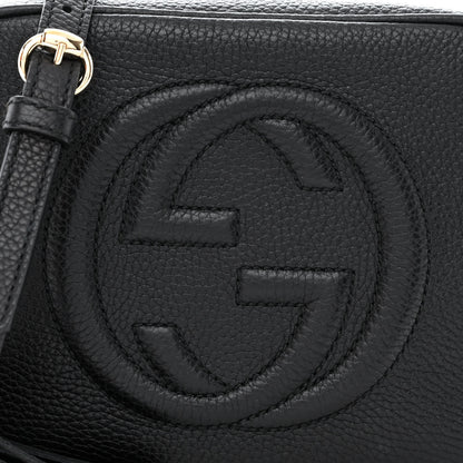 Gucci Pebbled Calfskin Small Soho Disco Bag Black 8 of 11