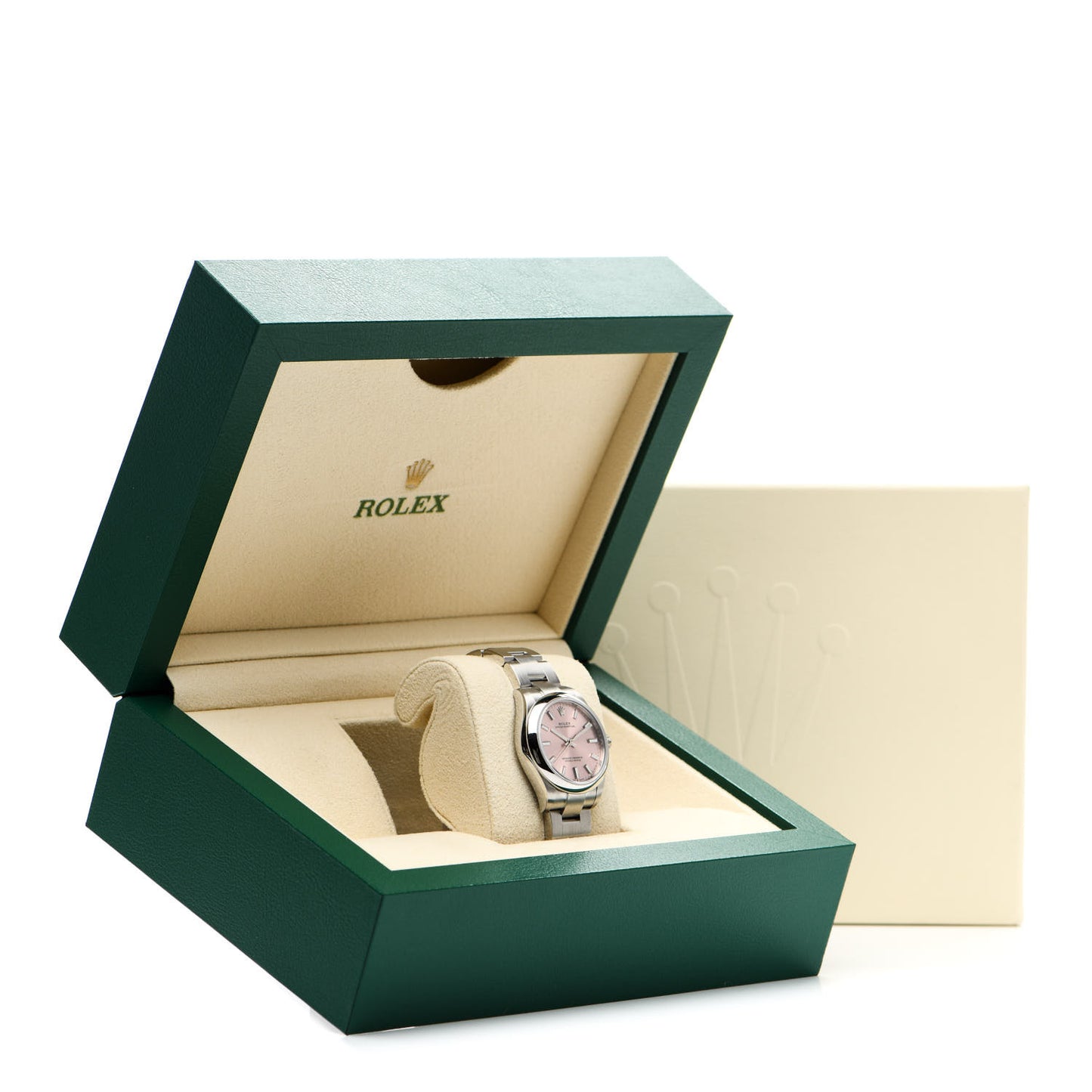 Stainless Steel 31mm Oyster Perpetual Watch Pink 277200