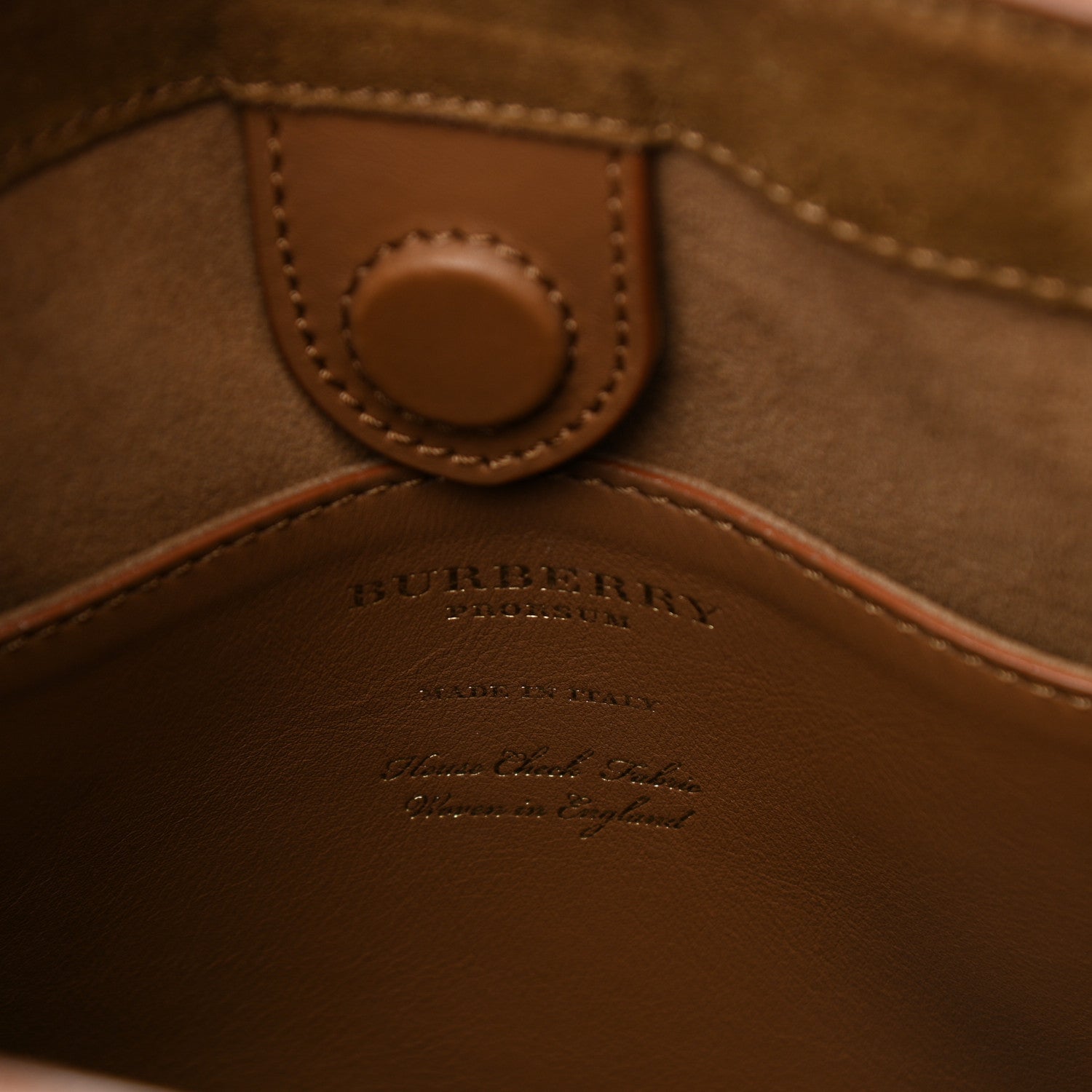 Burberry Prorsum Suede Fringe Bucket Bag Brown 7 of 11