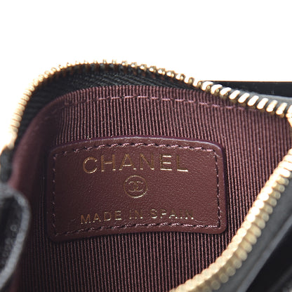 Chanel Caviar Quilted CC Zip Card Holder Black 5 of 7