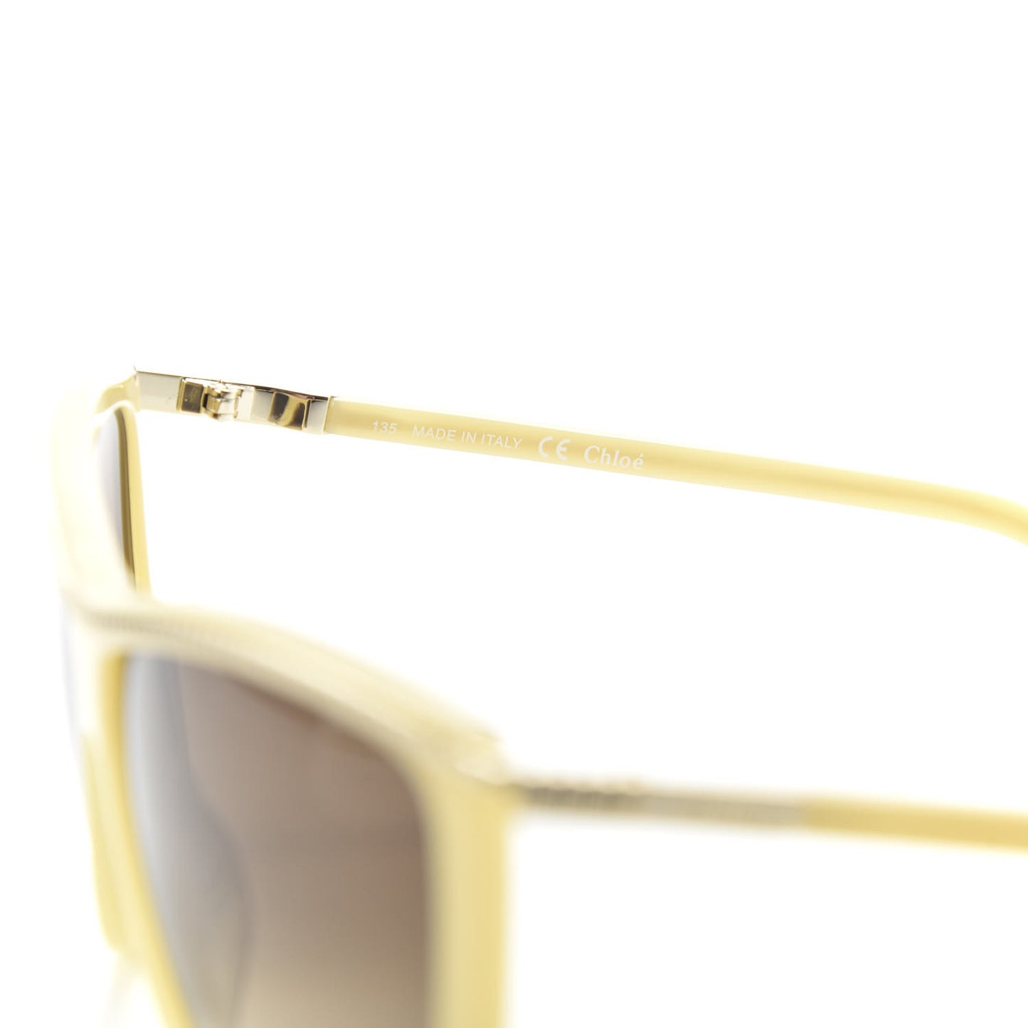 Acetate Sunglasses CE606S Gold Yellow