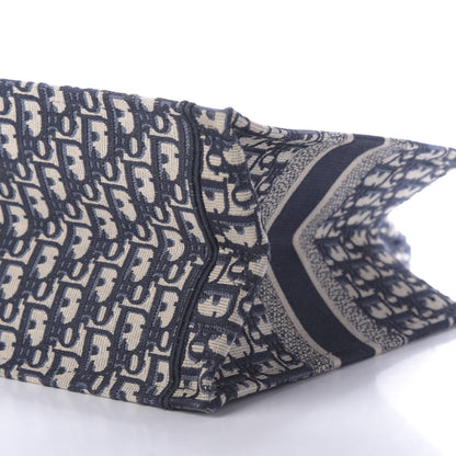 Christian Dior Oblique Medium Book Tote Blue Multicolor 7 of 9