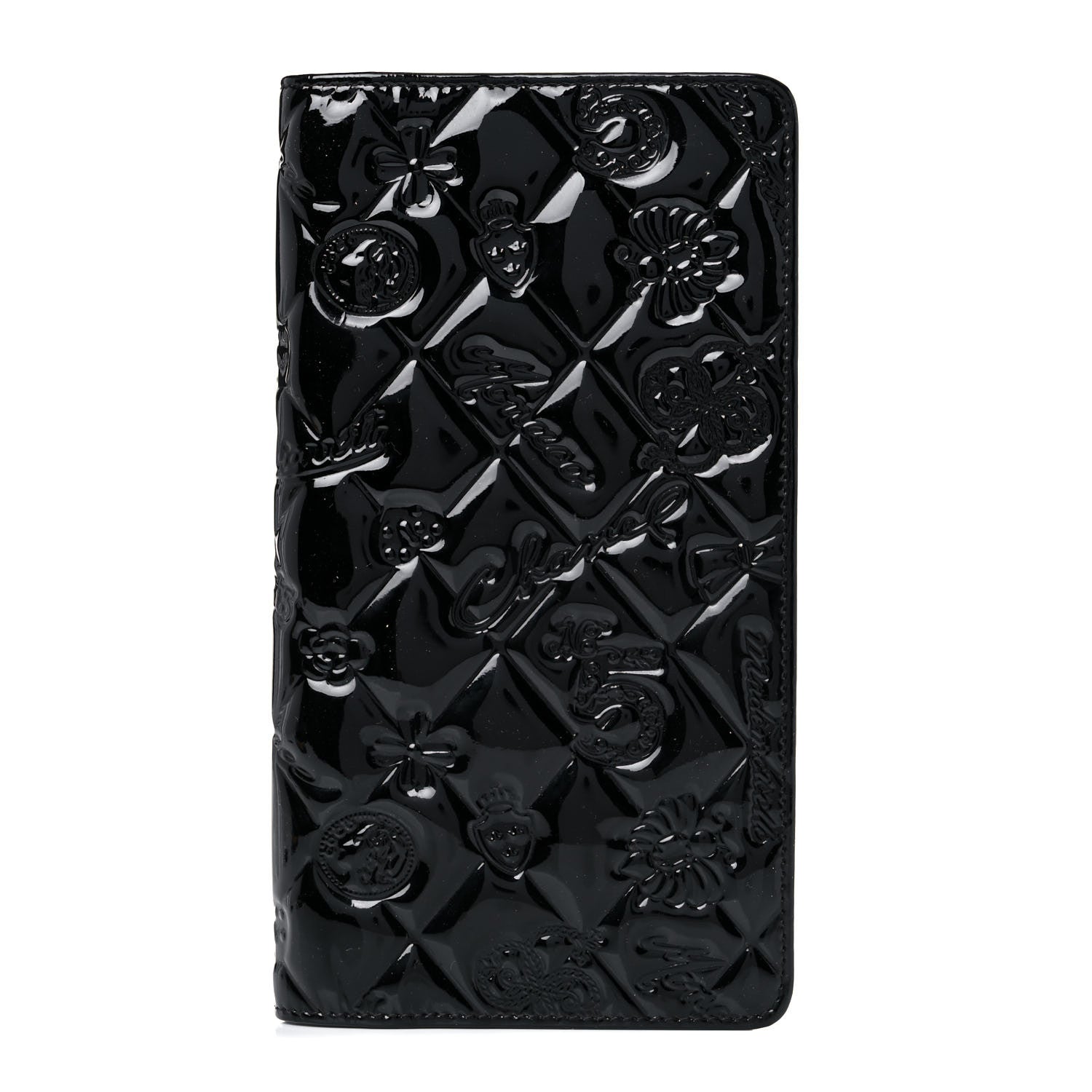 Chanel Patent Calfskin Lucky Symbols Agenda Cover Black 1 of 14