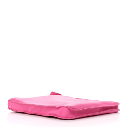 Hermes Lambskin Clou De Selle Pouch Rose Tyrien 4 of 14