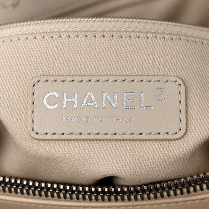 Chanel Goatskin Quilted Medium Flap Blue 6 of 10